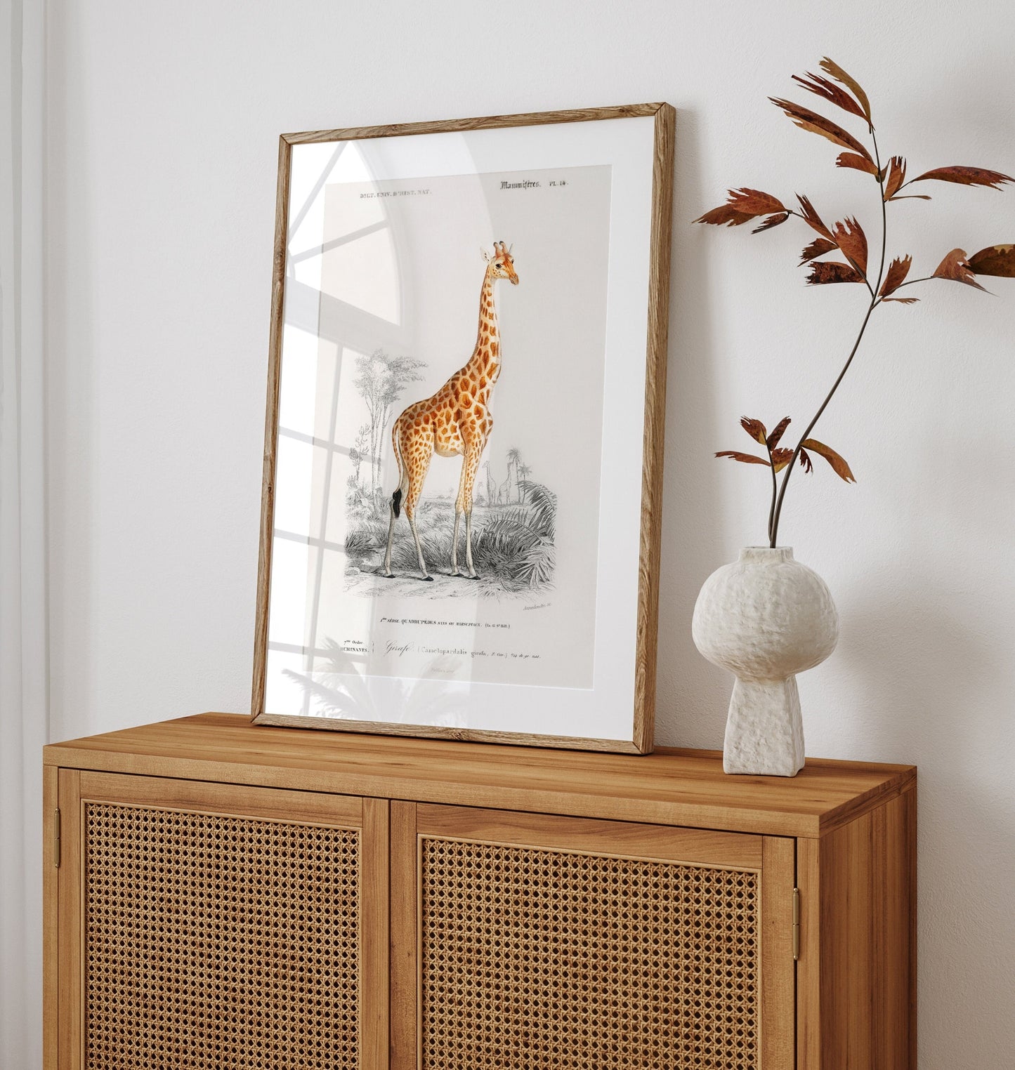 Giraffe Art Print- Professional Art Print - Giraffe Artwork, Giraffe Wall Art, Giraffe Poster, Nursery Wall Art, Nursery Decor