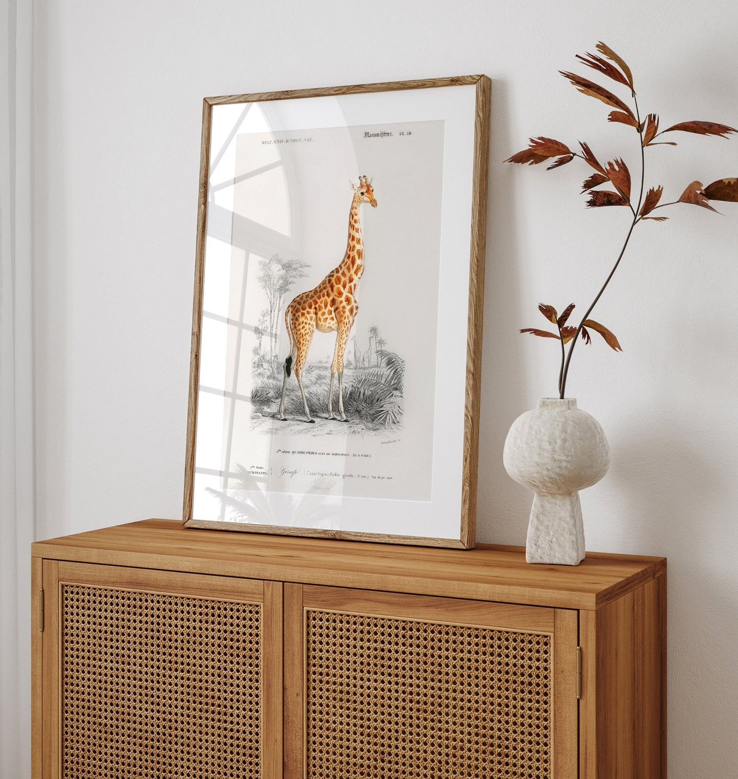 Giraffe Art Print- Professional Art Print - Giraffe Artwork, Giraffe Wall Art, Giraffe Poster, Nursery Wall Art, Nursery Decor