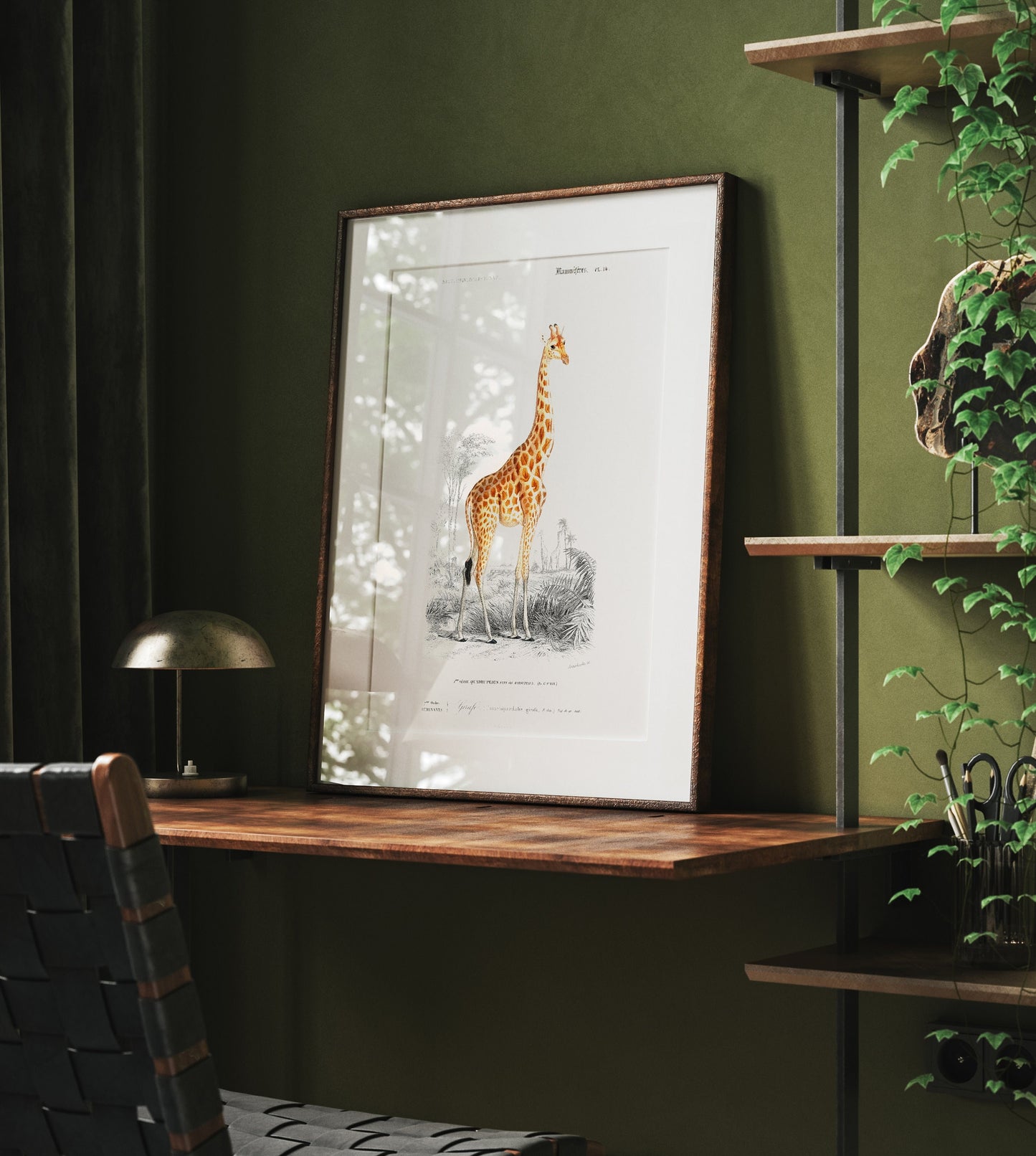 Giraffe Art Print- Professional Art Print - Giraffe Artwork, Giraffe Wall Art, Giraffe Poster, Nursery Wall Art, Nursery Decor
