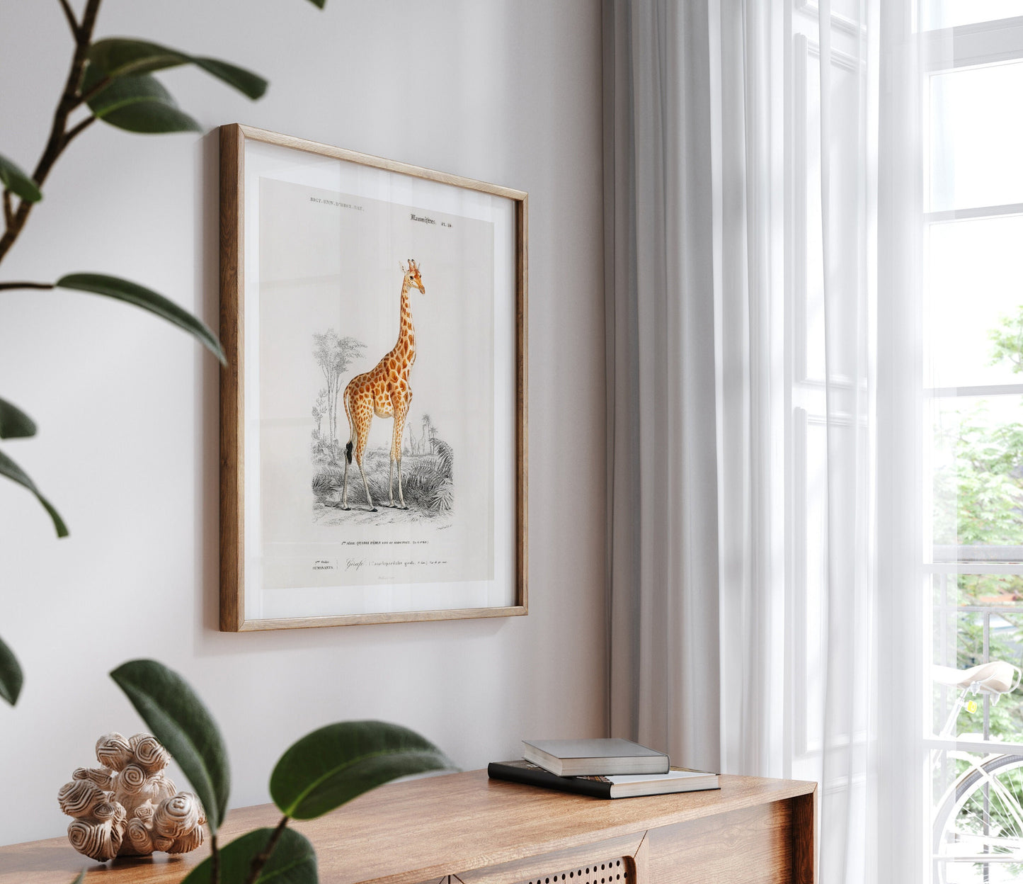 Giraffe Art Print- Professional Art Print - Giraffe Artwork, Giraffe Wall Art, Giraffe Poster, Nursery Wall Art, Nursery Decor