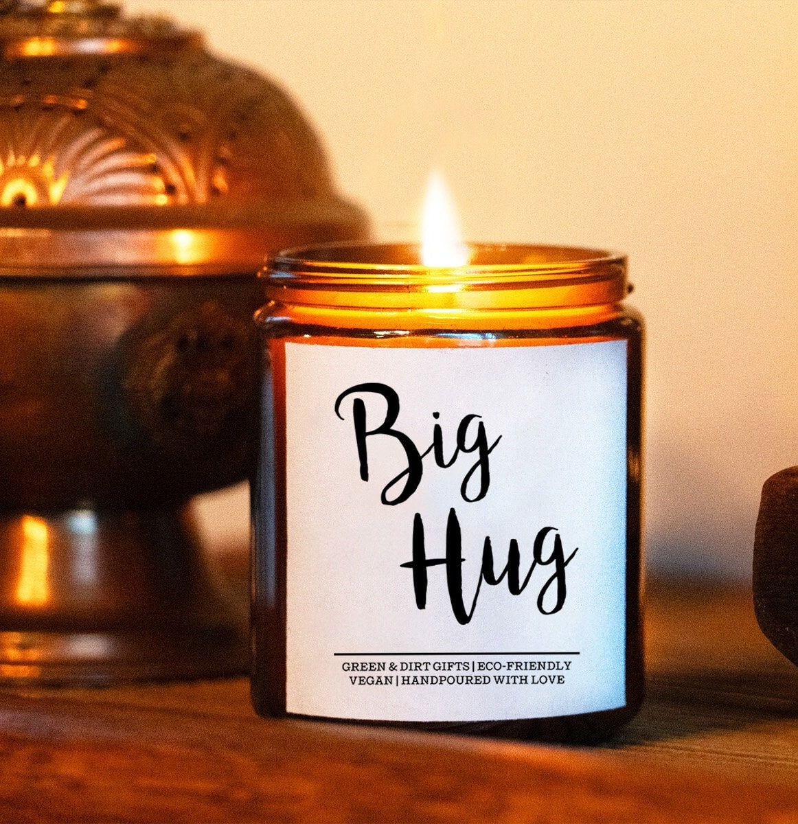 Big Hug Thank you gift box -9oz Candle -Self Care Gift Box, Care Package For Her, Gift Baskets for Women, New Mom Gift Basket, Get Well Soon