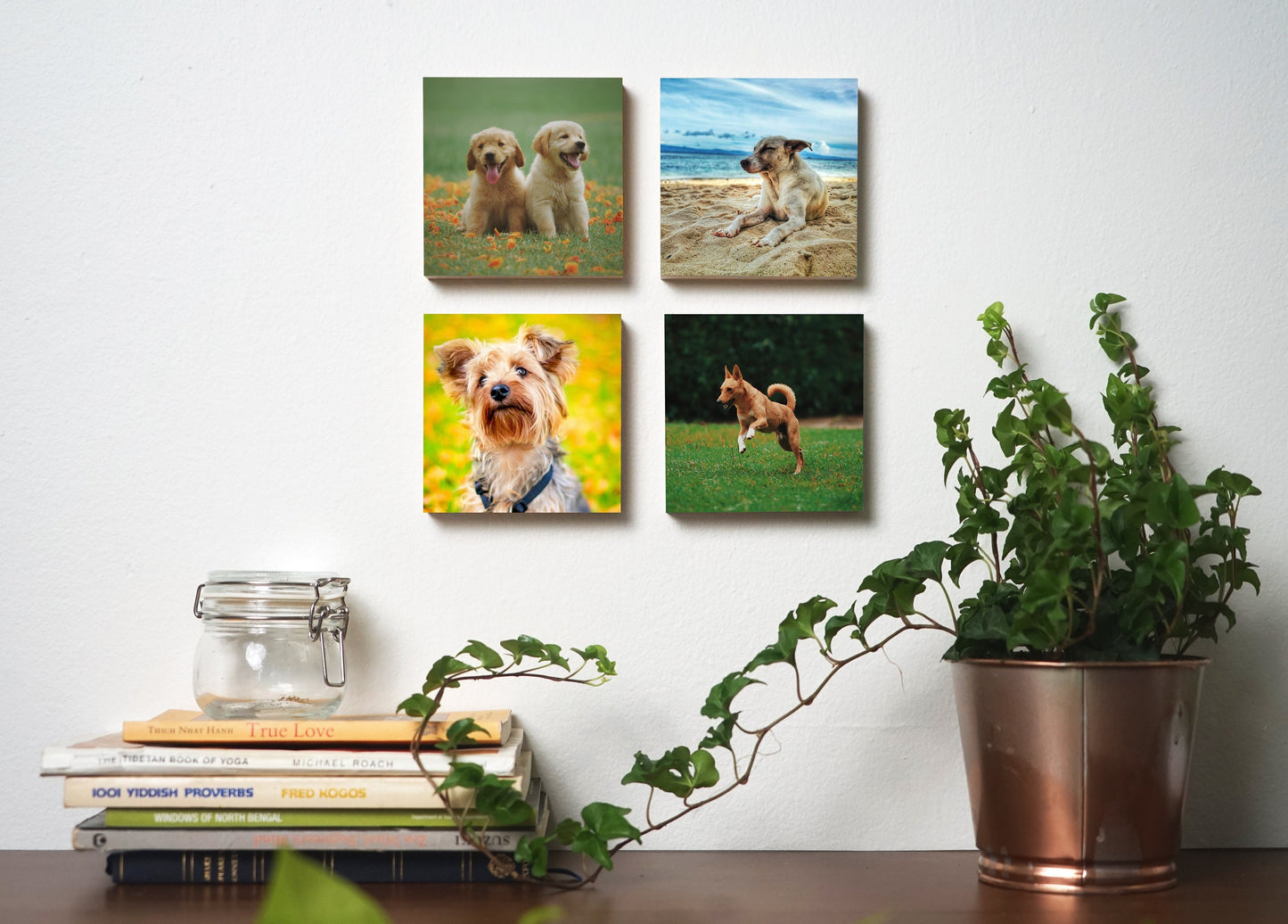 PRINTED Dog Photo Block - Pet Portrait Print, Pet Dad Gift, Dog Lover Gift,  Pet Prints, Dog Photo Frame Pet Photo Pet Picture Frame