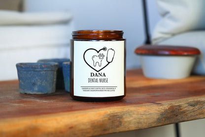 Dental Nurse Graduation -9oz Candle - Dental Hygiene Gifts, Dental Assistant, Dentist Gift, Dentist Gft Box