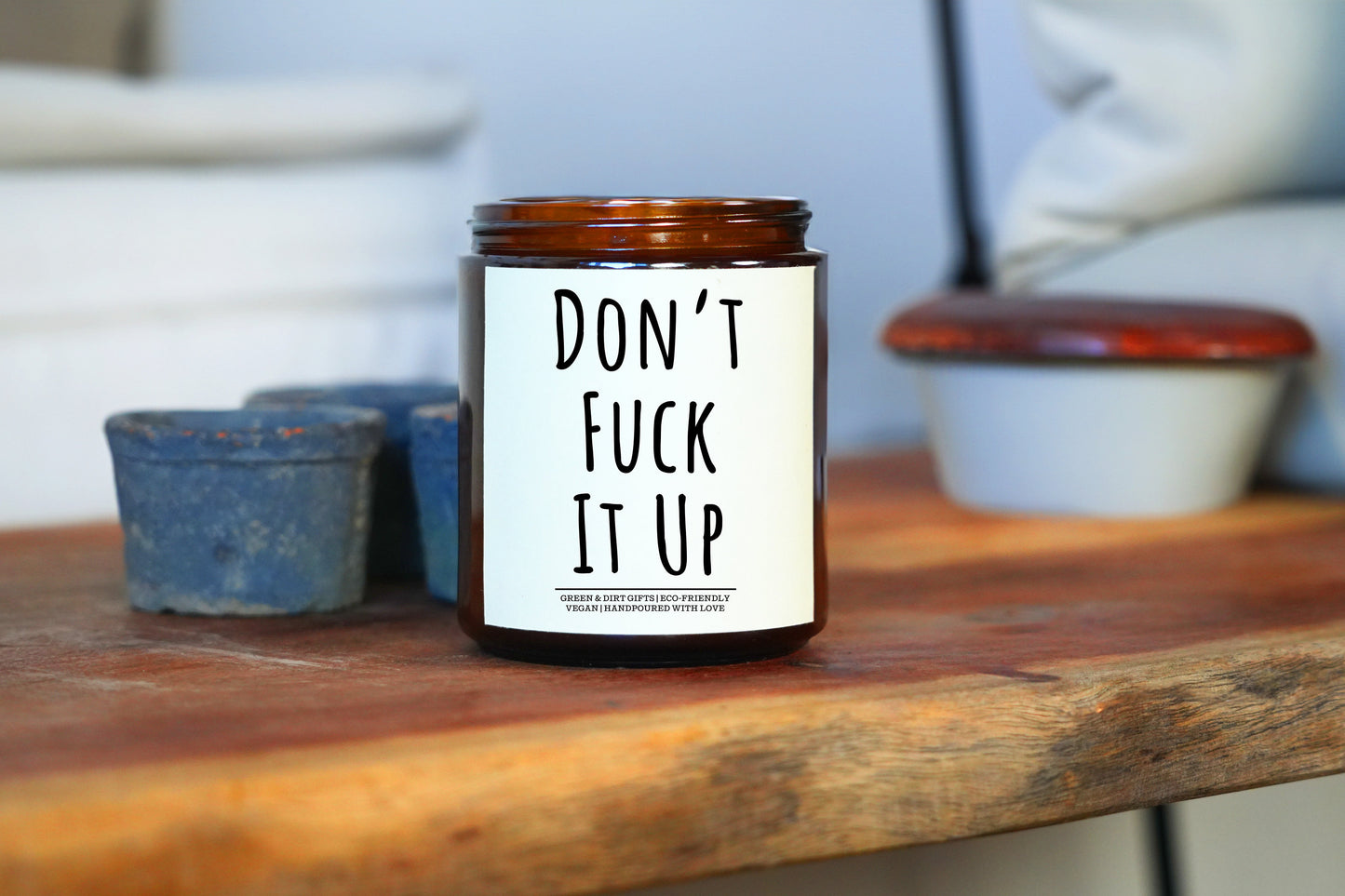 Don't Fuck It Up Gift Box -9oz Candle - Funny Candle Gift, Gift Box For Men, Gift For Boyfriend, Gift for Him, Groomsmen Gift Box, Best Man