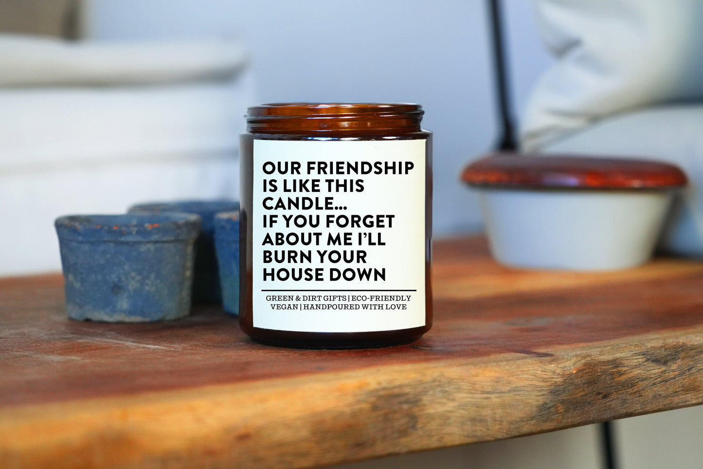Best Friend Gift -9oz Candle- Work Bestie Gift Idea, Best Friend Birthday, Funny Goodbye Gift, Funny Coworker Gift, Moving Gift