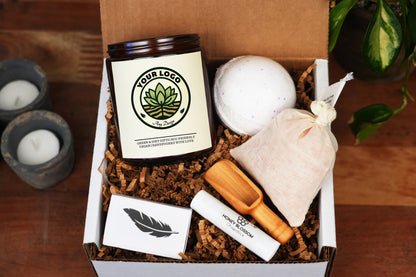 Candle With Custom Business Logo - 9oz Soy Candle - Personalized Corporate Gift - Company Gift - Coworker Gift - Boss Gift - Candle Logo