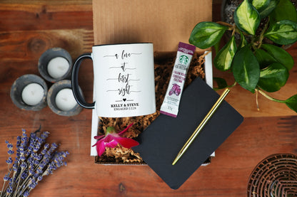 Engagement Gift Box - 11oz Coffee Mug - Spa Gift Box, Newly Engaged Gift, Couple Present, Couples Gift Box, Engaged Gifts, Gift For Bride