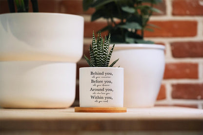 Graduation Gift for Daughter College, Nursing RN Lawyer Law School PT Doctor Masters Graduate 2026, Behind You All your memories Plant Pot